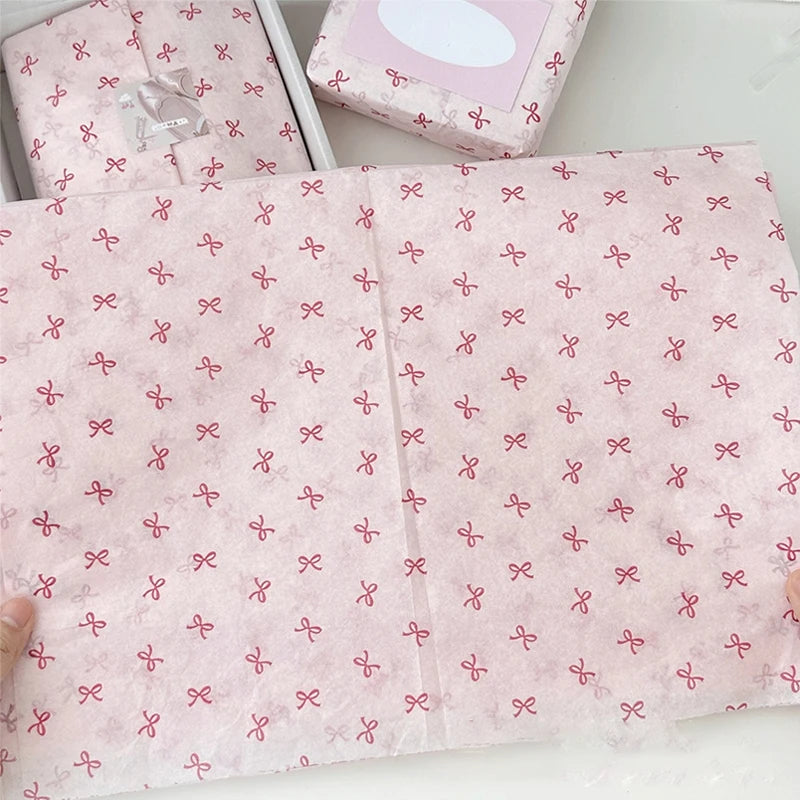 10pcs Bowknot Sydney Paper Hand-Kneaded Paper Cotton Paper Bouquet Flower Wrapping Paper Flower Wrapping Paper Cake Baking Gi