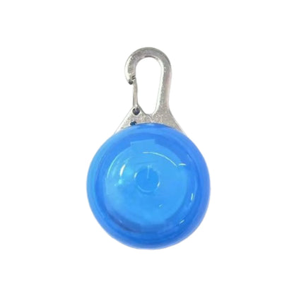 LED Glow Dog Collar Pendant Light Up Pet Accessories Night Safety Walking for Cat Dog Small Medium Large - Blue