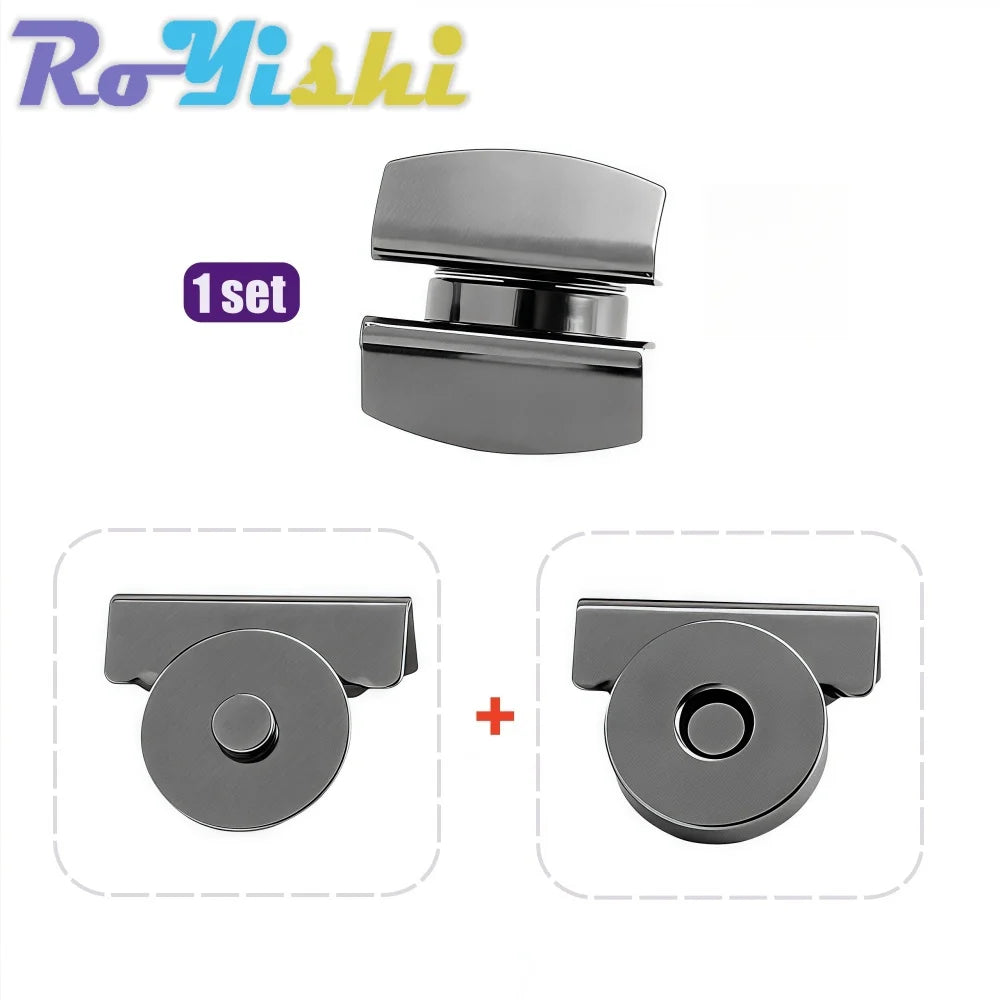 4/12 sets Seamless Magnetic Button Magnet Buckle Hidden Button Snap Button for Shoulder Bag Wallet Clothes DIY Craft Accessor