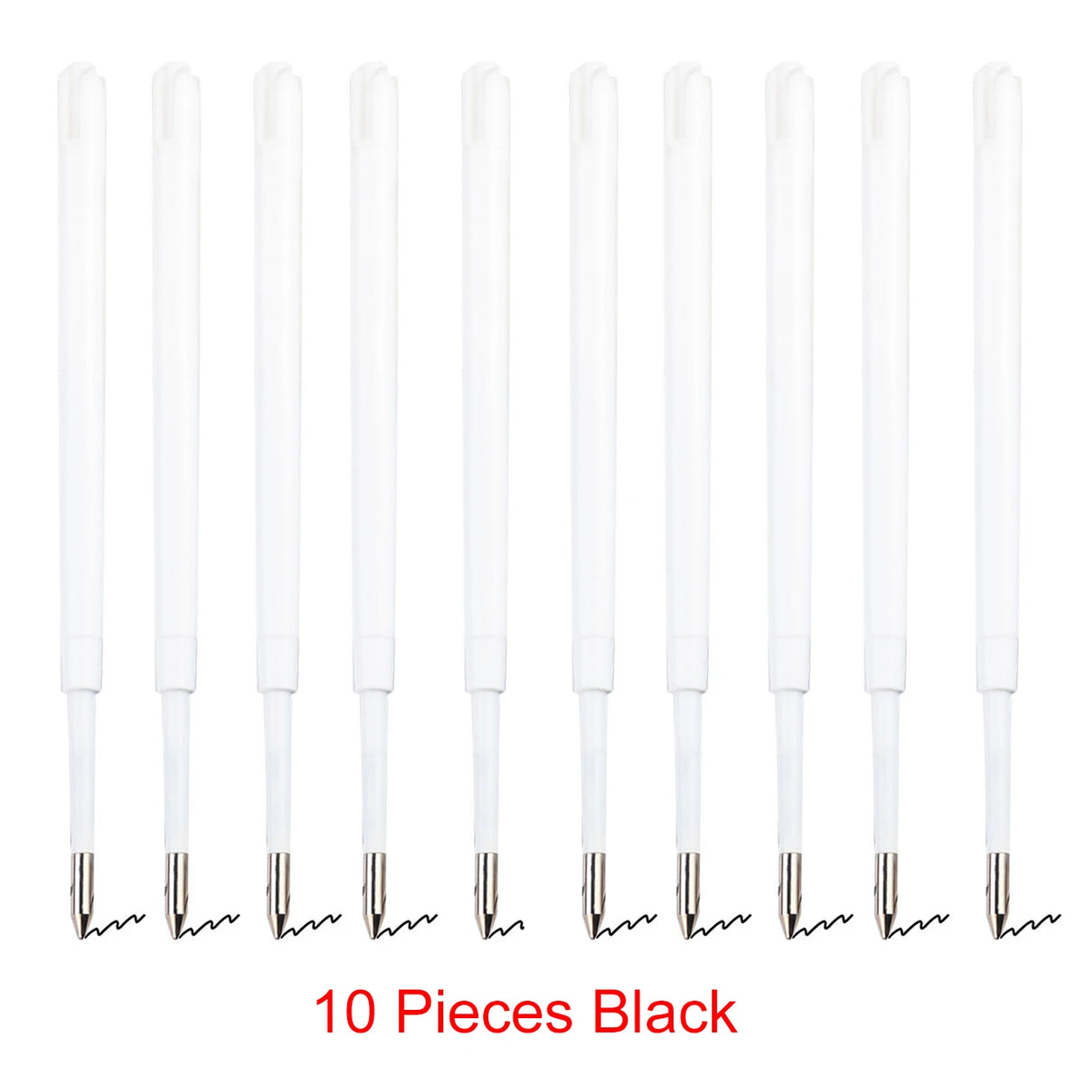 98mm1.0mm Ballpoint Pen Refills For Parker Pens Medium Point Blue Red Black Ink Rods For Writing Office Stationery - 10 Piece