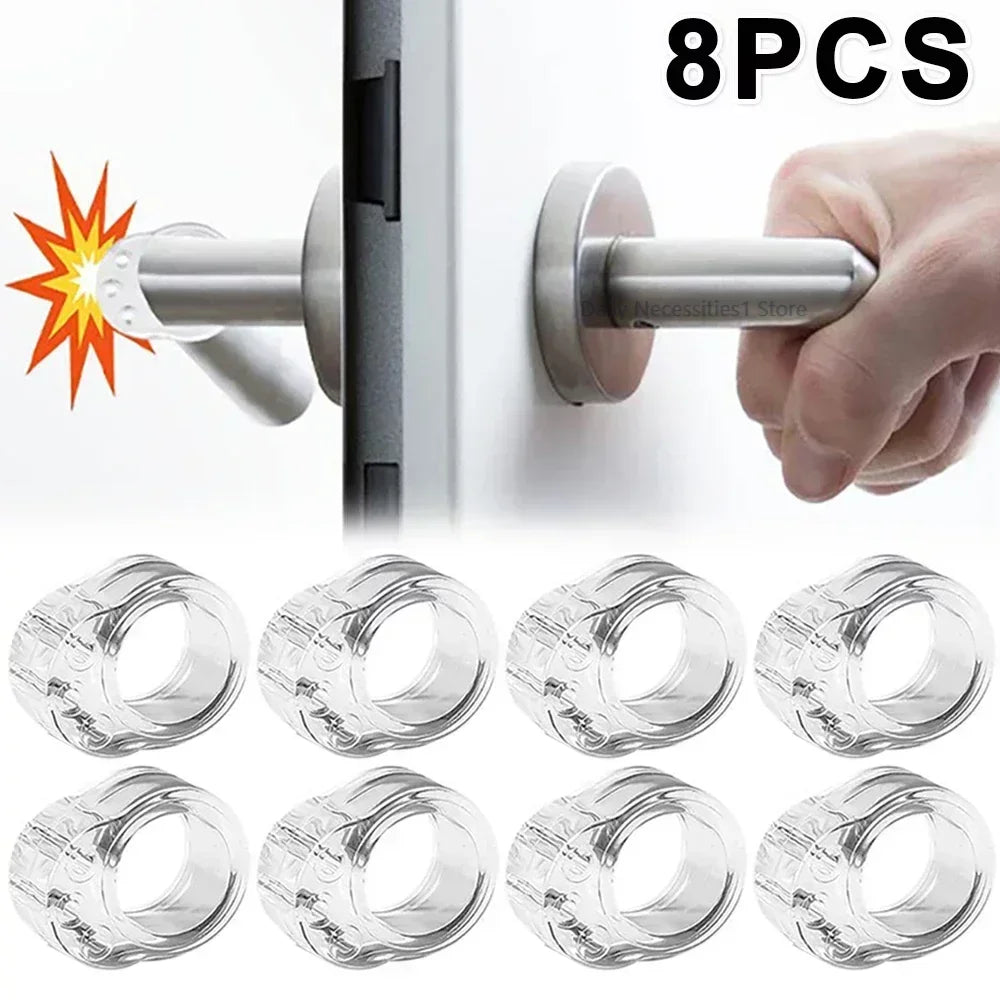 Stop Floor Door Stops Buffer No Drill Door Stopper Home Improvement Furniture Wall Safety Hardware Transparent Supplies Silic