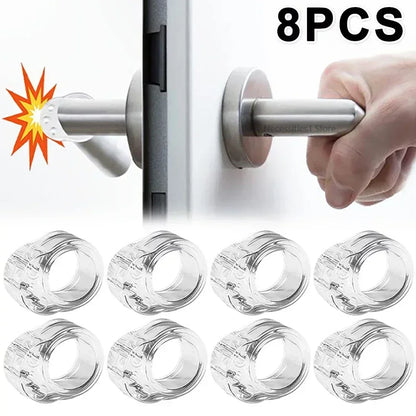 Stop Floor Door Stops Buffer No Drill Door Stopper Home Improvement Furniture Wall Safety Hardware Transparent Supplies Silic