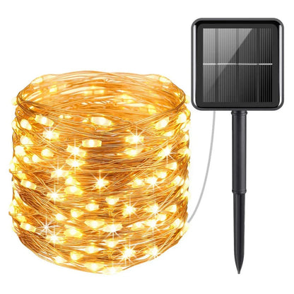 LED Solar Light Outdoor Garden Fairy String Light Led Twinkle Waterproof Lamp for Christmas Patio Tree Party 6m/12m/23m/33m -