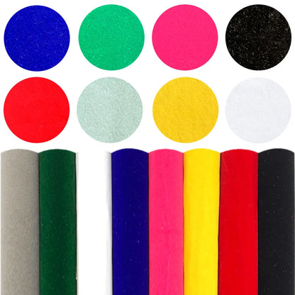 Fabric Adhesive Velvet Sheets with Sticky Glue Back for Art Craft Jewelry Box Liner Furniture Protector Pads Water Resistant 