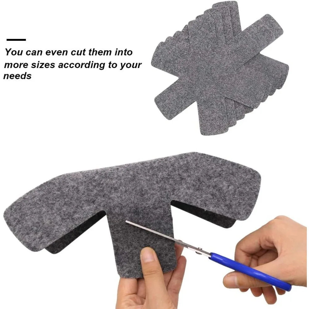 Pot and Pan Protectors, Set of 12 and 3 Different Size, Pot Dividers Pads/Stacking Pan Protectors/Pan Separators Pads