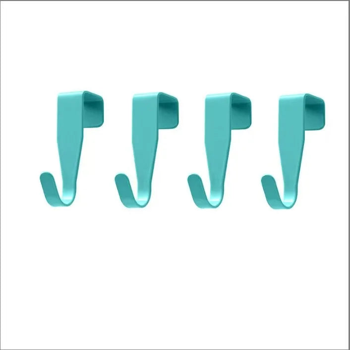 4PCS Cabinet Door Hook Colorful Kitchen Door Rear Hanger Drawer Office Table Key Bag Storage Hook For Home Bathroom Accessori