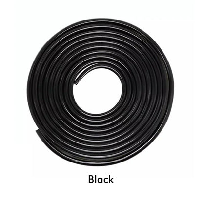 5M Car Bumper Anti Collision Strip Auto Door Edge Protector Strip Anti-collision U Type Trim Rubber Anti-rub Protector Tape -