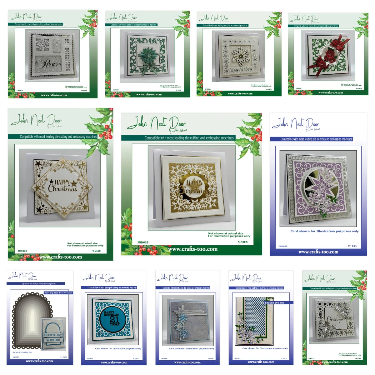 Birthday Numbers Cut Die Craft Corners Squares Frame Christmas Sock Festival Metal Cutting Dies Stamps DIY Scrapbook Embossed