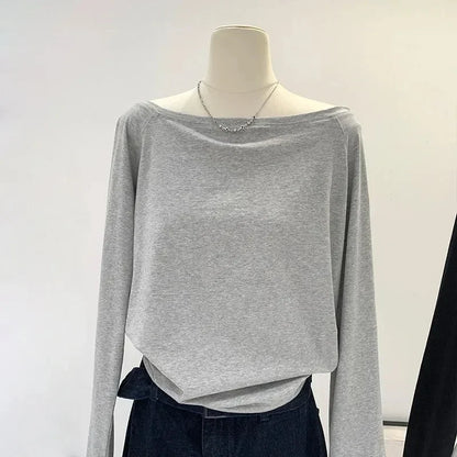 Gothic Harajuku Vintage Punk Emo Girls Long Sleeve Tee Sexy Slim Chic Printing Crop Tops Grunge Y2K Aesthetic Women's Streetw
