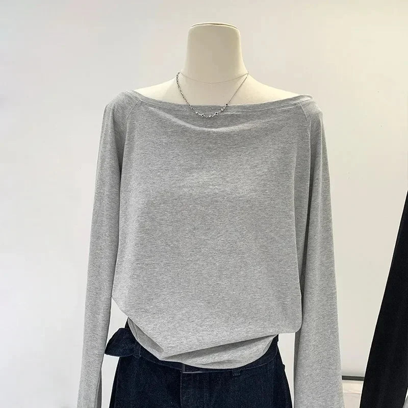 Gothic Harajuku Vintage Punk Emo Girls Long Sleeve Tee Sexy Slim Chic Printing Crop Tops Grunge Y2K Aesthetic Women's Streetw