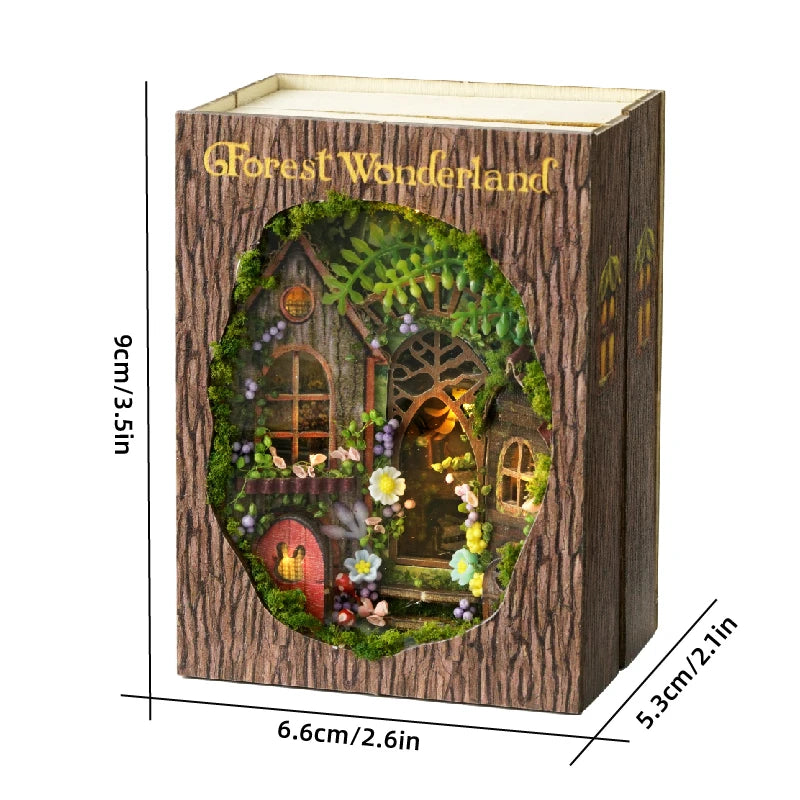 DIY Miniature Doll House 3D Puzzle Small House Assembly Building Model Kit Toys Home With Furniture Lighting Wooden Crafts Gi