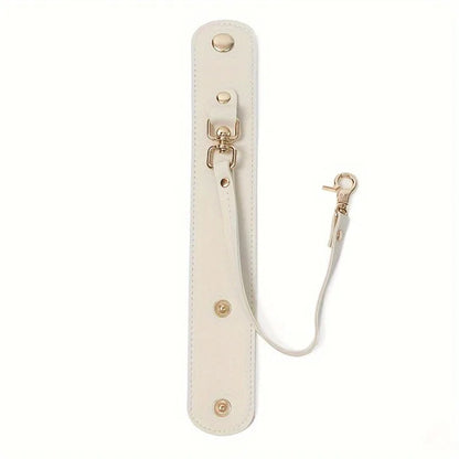 Vintage Leather Glove Holder Strap With Clasp Leather Towel Holder For Handbag Glove Strap For Hat Outdoor Camping Women