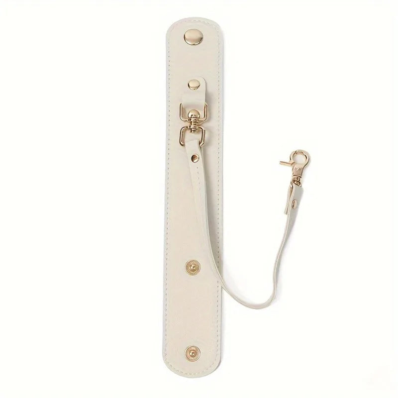 Vintage Leather Glove Holder Strap With Clasp Leather Towel Holder For Handbag Glove Strap For Hat Outdoor Camping Women - 2p