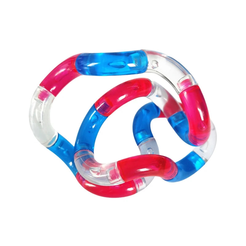 Tangle Fidget Gifts Ornament Color Transformation Toys Finger Rope Toys Creative Party Gifts Stress Relieving Tangle Rope - S