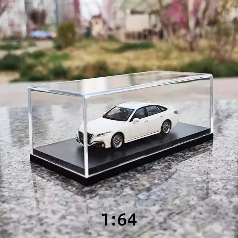 Scale 1/64 1/43 1/32 1/24 1/18 Clear Acrylic Display Box Case for Car Model Dust Cover Pre Made Box Diecast Professional Stor