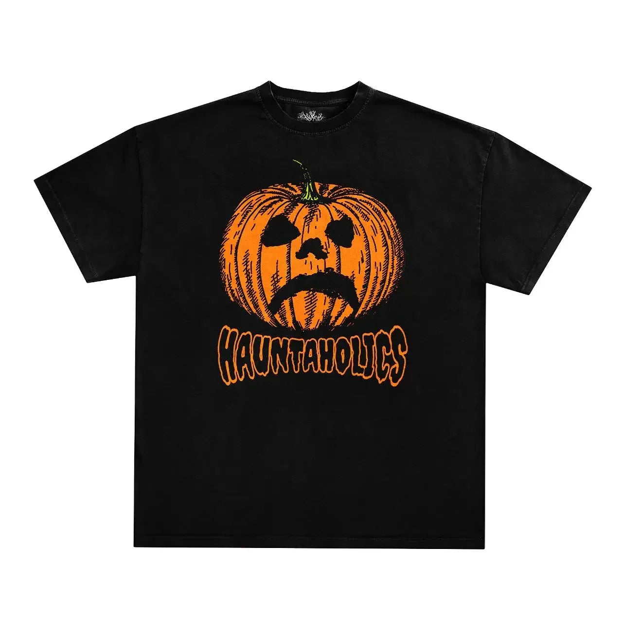 American Goth Haunted Mound Graphic T-shirt Printed Men Women Y2K Grunge Summer Short-sleeved Oversized T-shirt Streetwear To