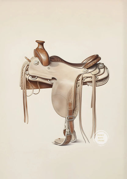 Vintage Polo Etching Horse Jockey Canvas Painting Print Antique Equestrian Farmhouse Animal Rustic Wall Art Room Home Decor