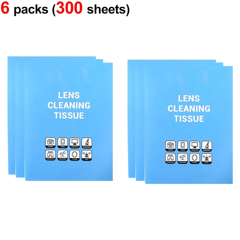 Lens Cleaning Tissue Paper Lens Cleaner Papers Tissue for Microscope Camera Len Glasses Computer Screens Electronic Screens -