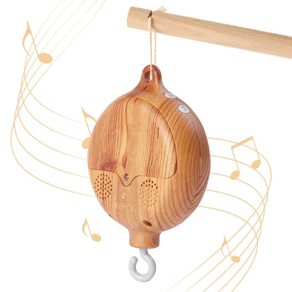 Revolving Music Box For Newborns Baby Crib Imitation Wood Color Hanging Rattle Baby Soothing Musical Toys 0-12 Months Baby Gi