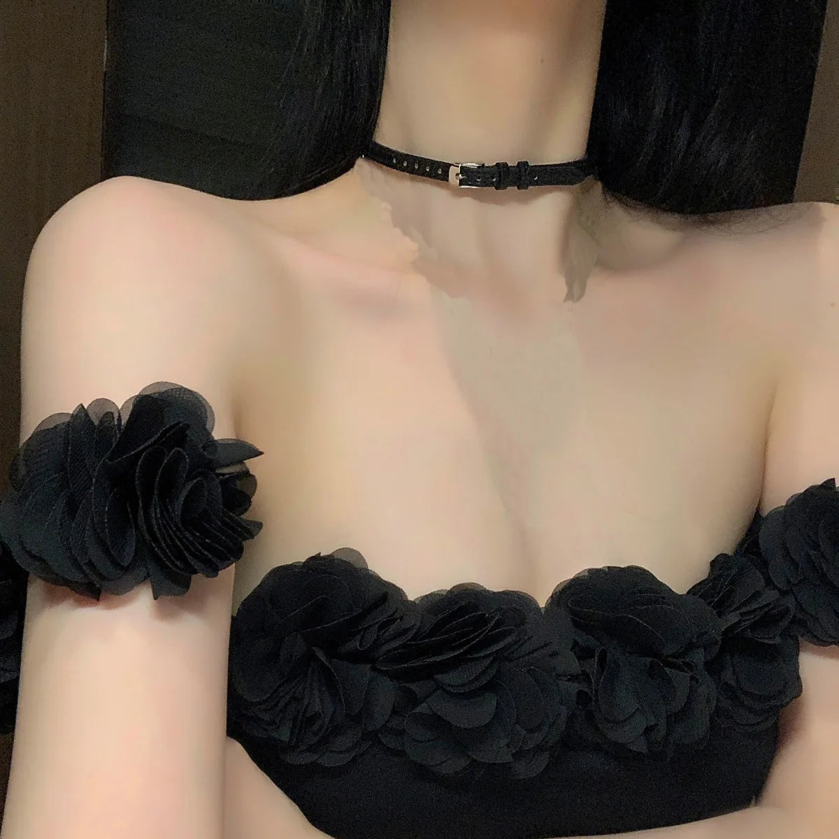New Punk Trendy Gothic Geometry Leather Collar Chain Choker Necklace For Women Men Fashion Vintage Jewelry Y2K EMO Accessorie