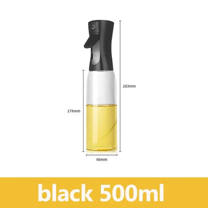 200/300/500mlOil Spray Plastic Household Kitchen Oil Spray Bottle Or Oil Brush Nebulizing Mist Filling Cooking Dual Use BBQ -