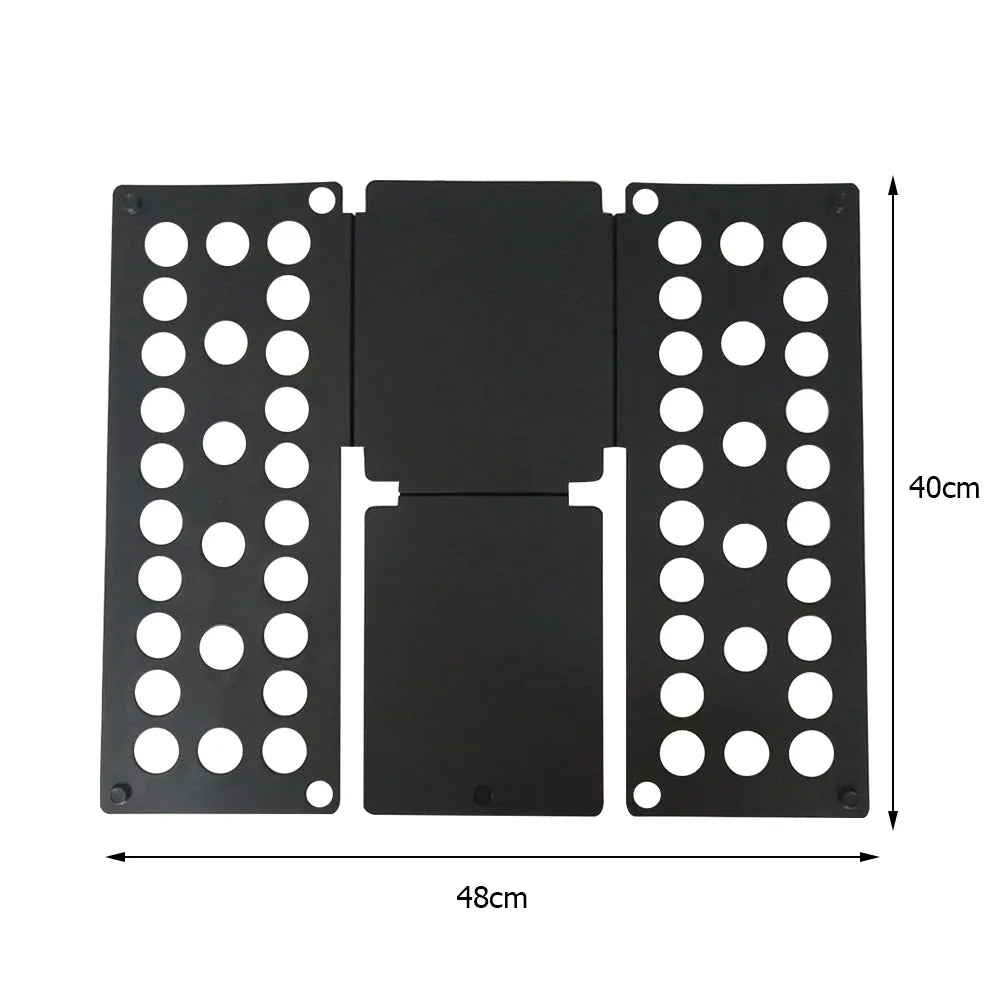 Plastic Folding Clothes Board Easy and Fast Kids Laundry Folder Folding Shirt Board Home Storage Tools for Quick Folding Clot