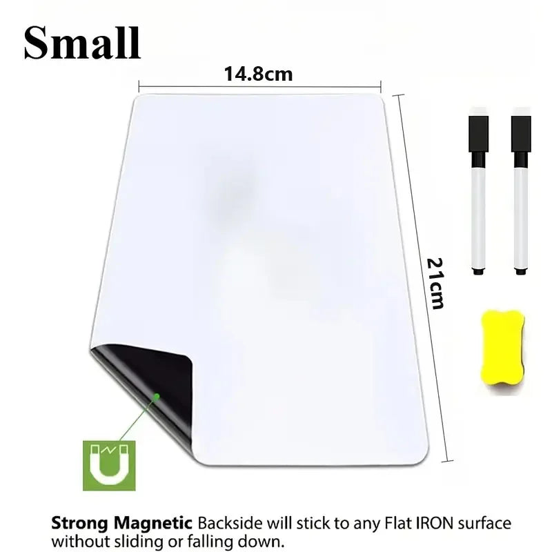 A3 A4 A5 Erasable Flexible Marker Fridge Magnet Magnetic WhiteBoard Dry Erase Board Refrigerator Sheet Kitchen Memo Grocery L