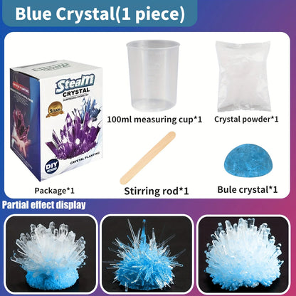 Science education toys, crystal growth and planting, educational puzzle toys, DIY crystal growth toys, Halloween/Christmas - 
