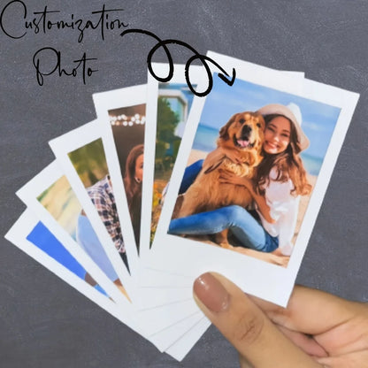 5Pcs Custom Polaroid Cards,High Definition, Souvenir Gift, Personalized Couple Photo,Custom Birthday,Christmas Anniversary Gi