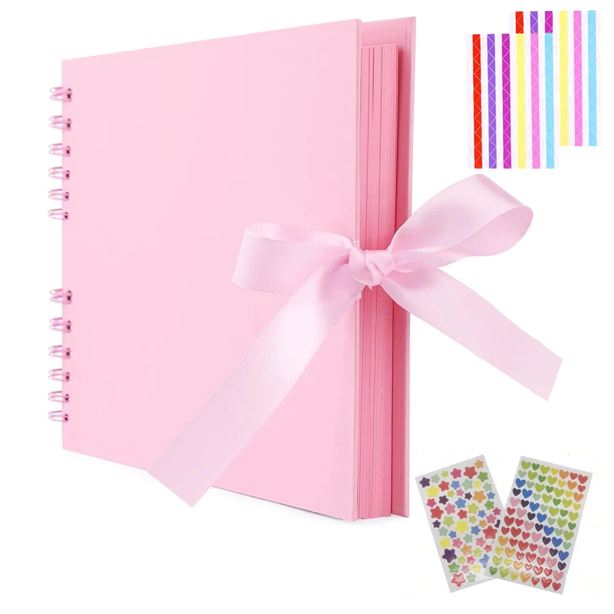 11.5 x 8.5-inch Scrapbook Album, Wedding Guest Book, Anniversary Memory Scrapbook, Wedding Photo Album & DIY Craft Album