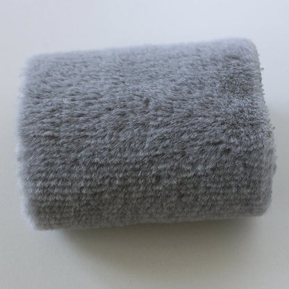 DIY 5MM Plush Fabric Encryption Thickening fabric solid Solf Atrtificial Fur Patchwork bags Doll clothing Decoration material