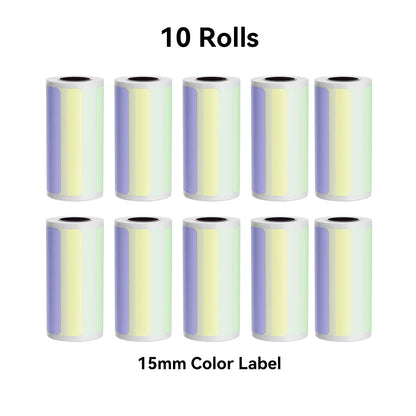 Thermal Mini Printer, Portable Inkless Sticker Maker,Bluetooth Free Cut Small Pocket Printer for Children DIY 57mm Photo Prin