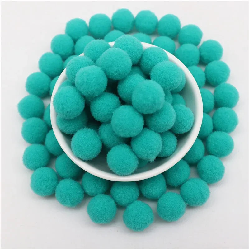 Pompon Balls 8mm 10mm 15mm 20mm 25mm 30mm Fluffy Pompoms Crafts Pompom Diy Handmade Kids Toy Wedding Decoration Craft Supplie