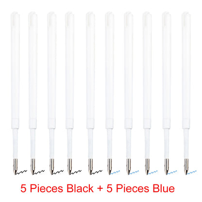 98mm1.0mm Ballpoint Pen Refills For Parker Pens Medium Point Blue Red Black Ink Rods For Writing Office Stationery - 10 Piece