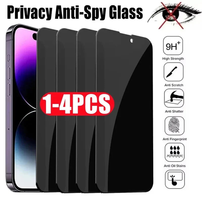 Privacy Tempered Glass for IPhone 15 14 13 12 11 16 17 Pro Max Anti-spy Screen Protector for IPhone XS MAX XR 15 14 Plus Priv