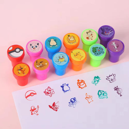 PokeMons Theme Party Favors Slap Bracelets Stickers Balloons Party Gifts Goodie Bag Stuffers Fillers Birthday Party Decoratio