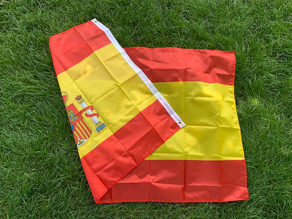 (SKY FLAG) Spain Flag 60x90cm 90x150cm ES Espana Spanish Flag Super Poly Football Flag Indoor Outdoor for Celebration Big Fla