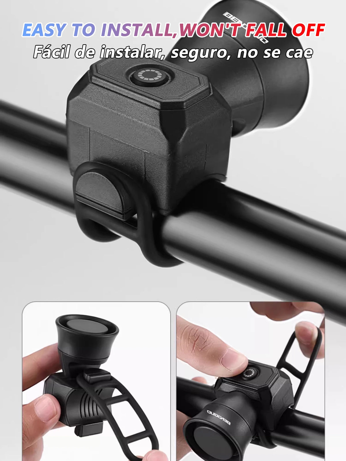 5 Modes Bicycle Horn Mountain Bike Mini Battery Waterproof Electronic Bike Bell Riding Equipment Children's Scooter Accessori
