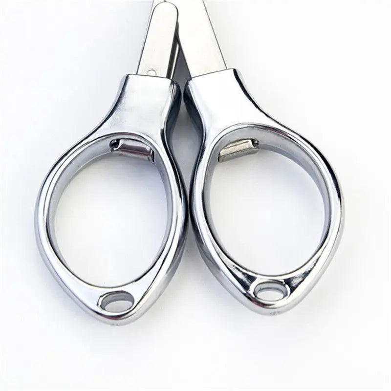 Foldable Stainless Steel Vintage Scissors Sewing Fabric Cutter Embroidery Cute Scissors Tailor Scissor Thread Sewing Tools NE