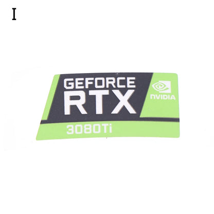Laptop Graphics Card Label Laptop Desktop Label For Computer PC Laptop Accessories RTX 3090TI 3080TI 3070 3060 Desktop Sticke