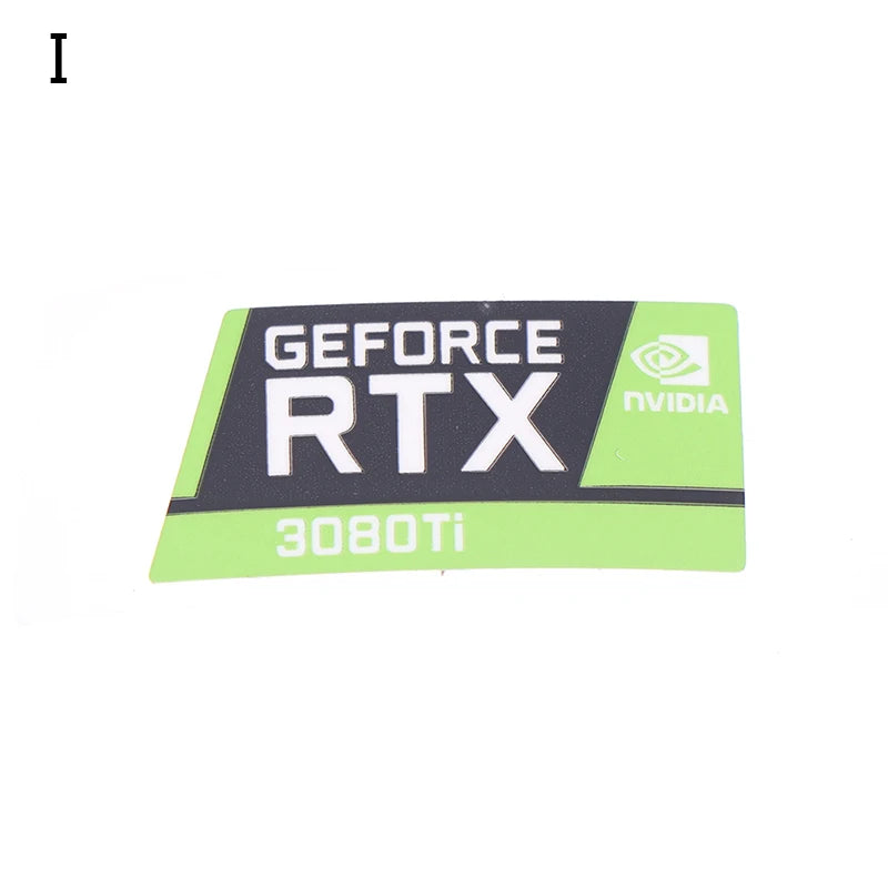Laptop Graphics Card Label Laptop Desktop Label For Computer PC Laptop Accessories RTX 3090TI 3080TI 3070 3060 Desktop Sticke