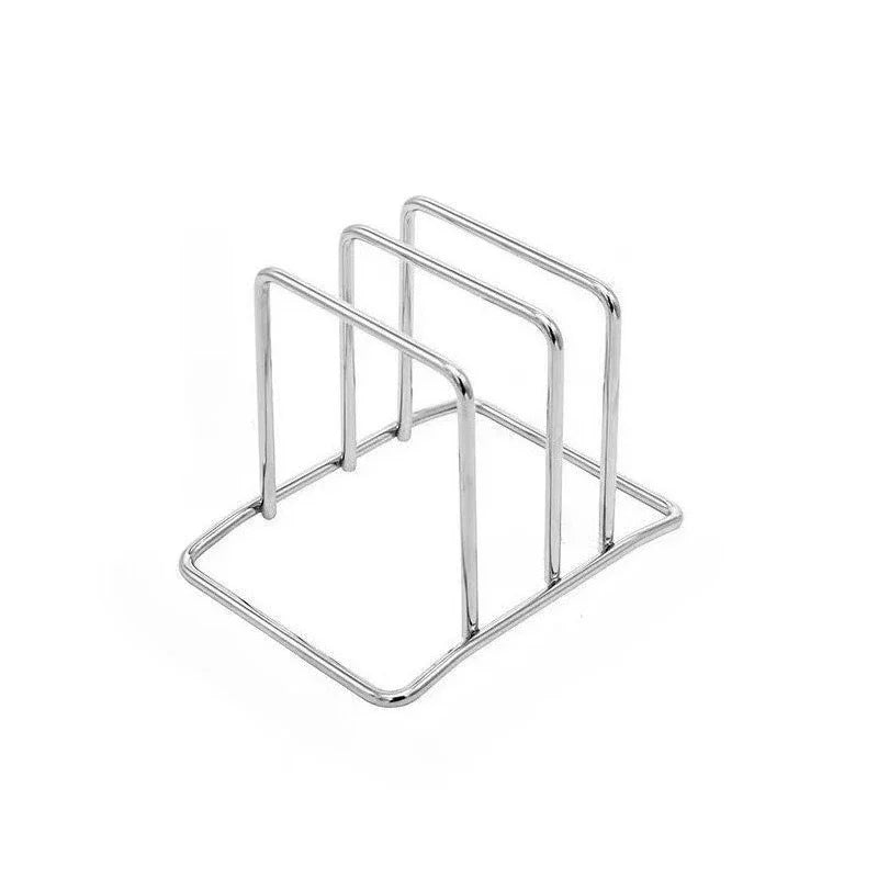Stainless Steel Household Pot Lid Rack, Cutting Board Rack, Kitchen Cutting Board Storage Rack, Countertop Vegetable Board Ra