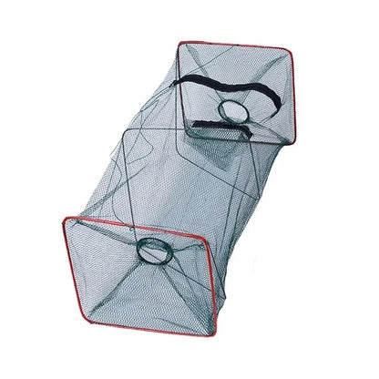 Collapsible Cast Net Fish Cage 1pc Nylon Mesh Fine Trap For Crab Shrimp And Crayfish Fishing Tackle For Outdoor Enthusiasts -