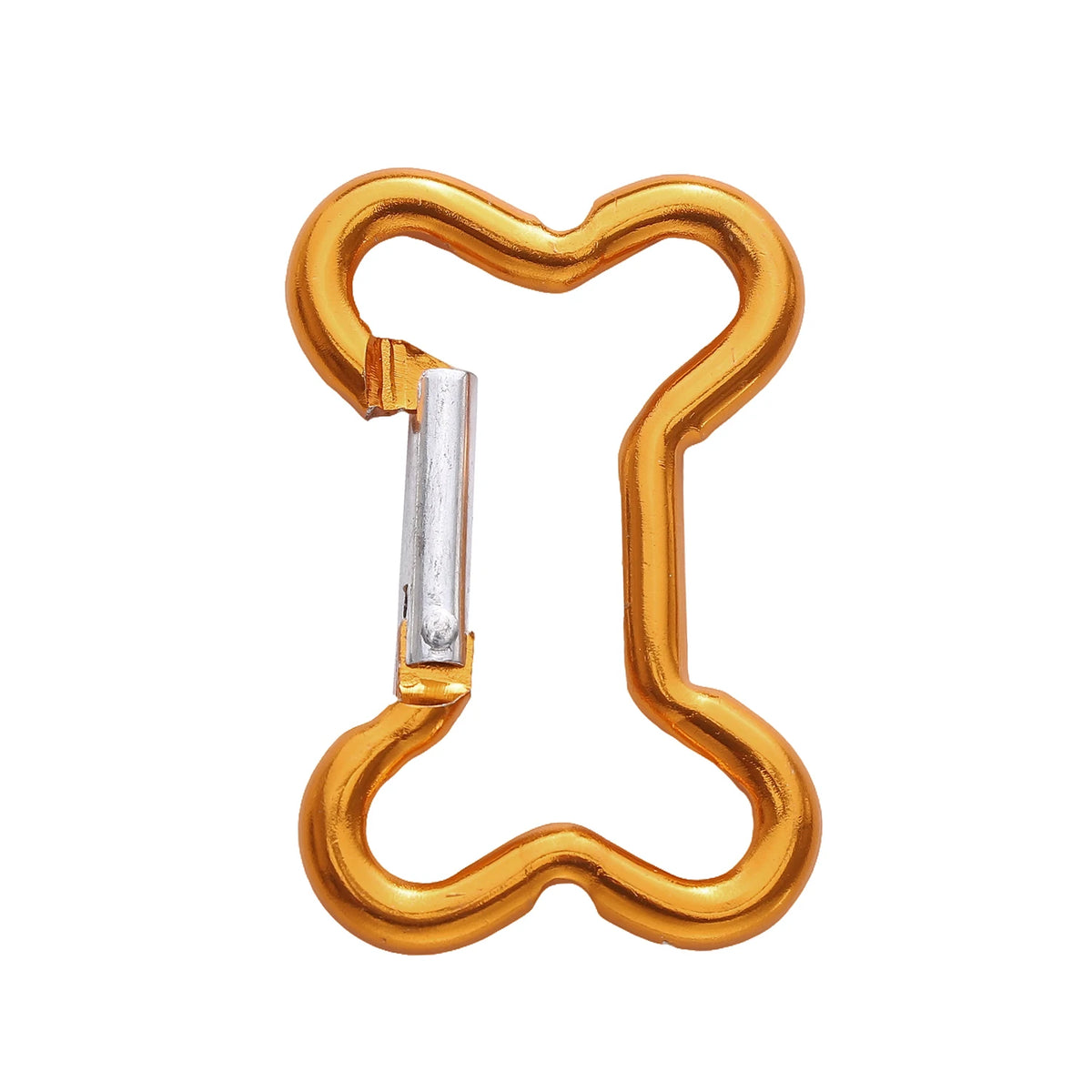 1 Pc Carabiner Rock Aluminum Mountain Buckle Star/Heart/D/Bone Shape Locking Clasp Keychain Multifunction Tools Jewelry Findi