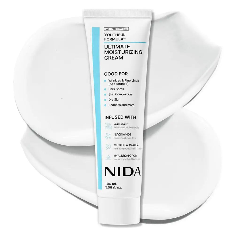 NIDA Ultimate Moisturizing Cream Anti-Aging Repairing Calming Pore Moisturizer Repair Redness Whitening Essence Skin Care - 1