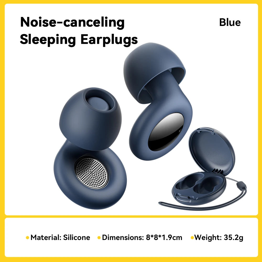 ESSAGER Noise Cancelling Ear Plugs for Sleeping Soft Silicone Sleep Earplugs