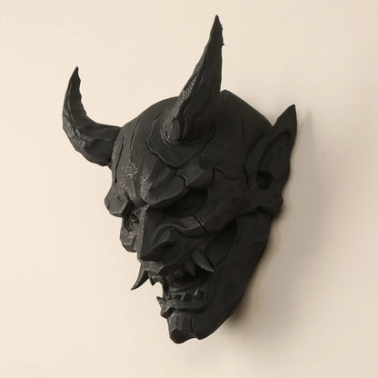 Cross-Border Dark Style Demon Mask Wall Hanging Decoration For Retro-Style Home Wall Art Decor Scenario