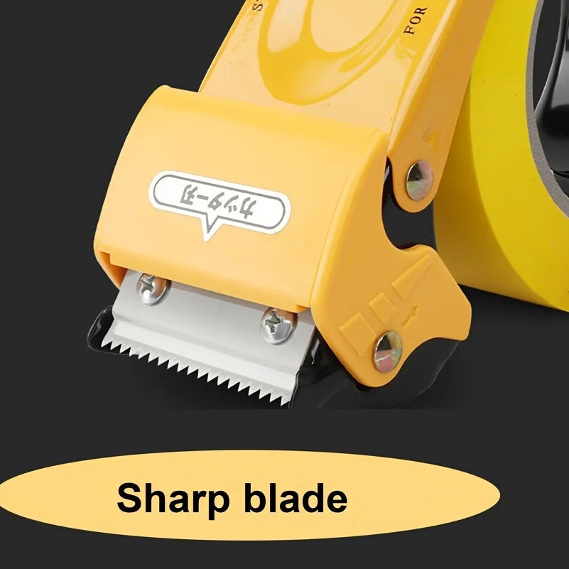 Heavy Duty Handheld Packaging Tape Dispenser, Automatic Cutting and Sealing, Metal Structure,used for Efficient Sealing of Bo