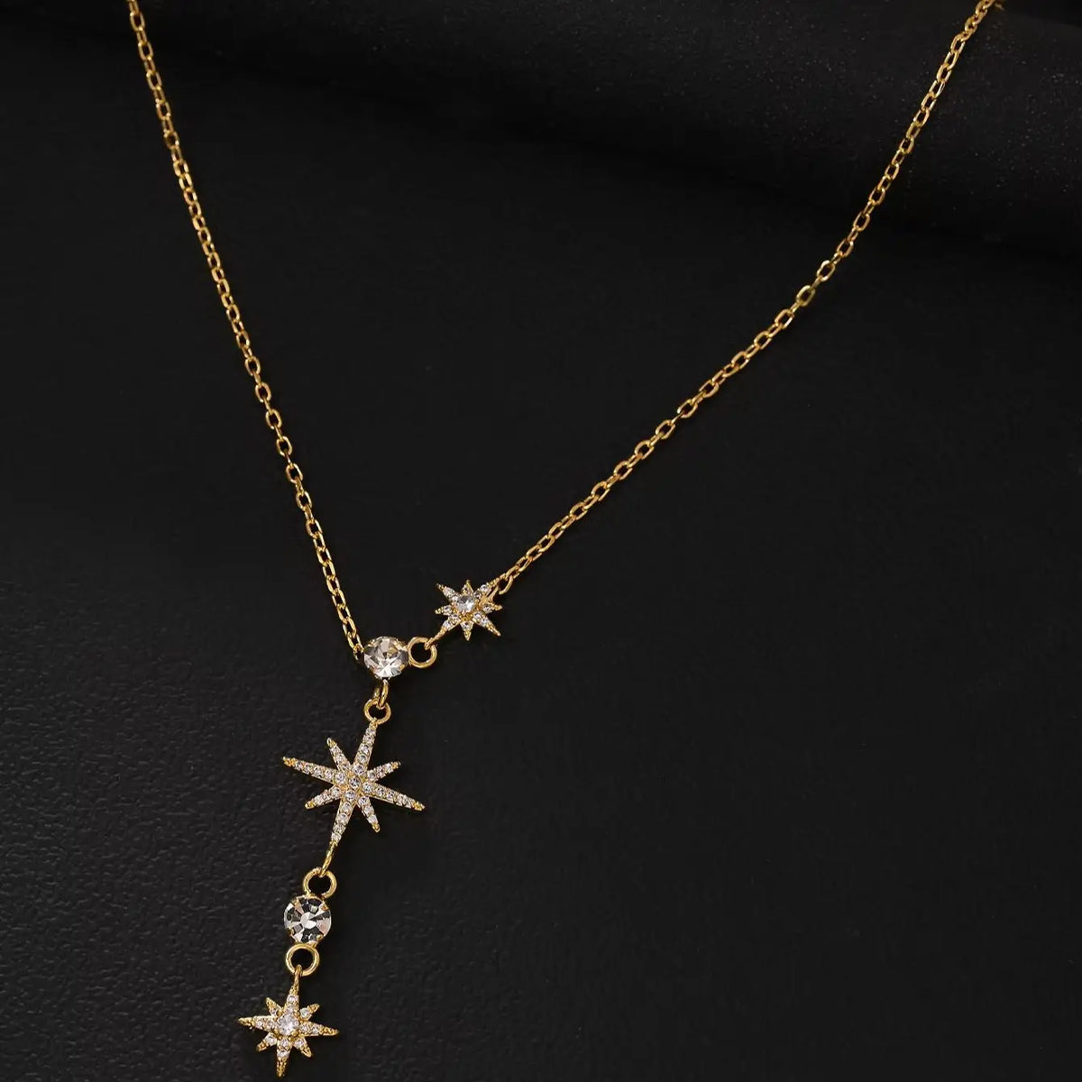 Lariat Gold Necklace for Women, Dainty Long Necklace Gold/Silver Plated Y-Shaped Pendant Necklace, Trendy Drop Necklaces Simp
