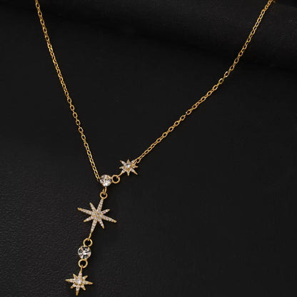 Lariat Gold Necklace for Women, Dainty Long Necklace Gold/Silver Plated Y-Shaped Pendant Necklace, Trendy Drop Necklaces Simp